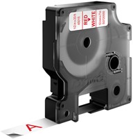 Labeltape Dymo LabelManager D1 polyester 12mm wit 1 Stuk-3