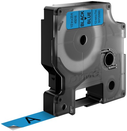 Labeltape Dymo LabelManager D1 polyester 12mm bl 1 Stuk-3