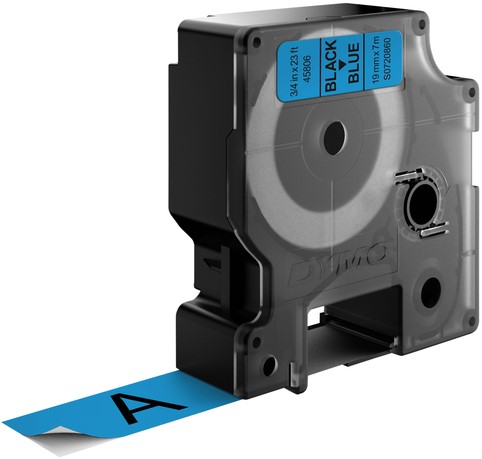 Labeltape Dymo LabelManager D1 polyester 19mm bl 1 Stuk-3