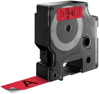 Labeltape Dymo LabelManager D1 polyester 19mm rood 1 Stuk-3