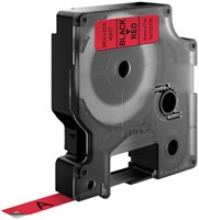 Labeltape Dymo LabelManager D1 polyester 9mm rood 1 Stuk-3