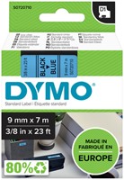Labeltape Dymo LabelManager D1 polyester 9mm blauw 1 Stuk
