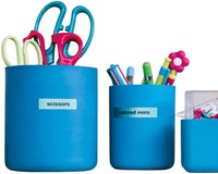 Labeltape Dymo LabelManager D1 polyester 9mm blauw 1 Stuk-5