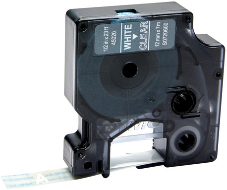 Labeltape Dymo LabelManager D1 polyester 12mm trns 1 Stuk-3