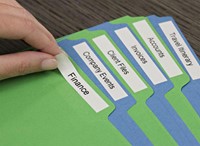 Labeltape Dymo LabelManager D1 polyester 19mm wit 1 Stuk-3