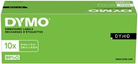 Relieftape Dymo embossing plastic 9mm zwart 1 Stuk-3