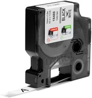 Labeltape Dymo Rhino industrieel nylon 12mm wit 1 Stuk-2