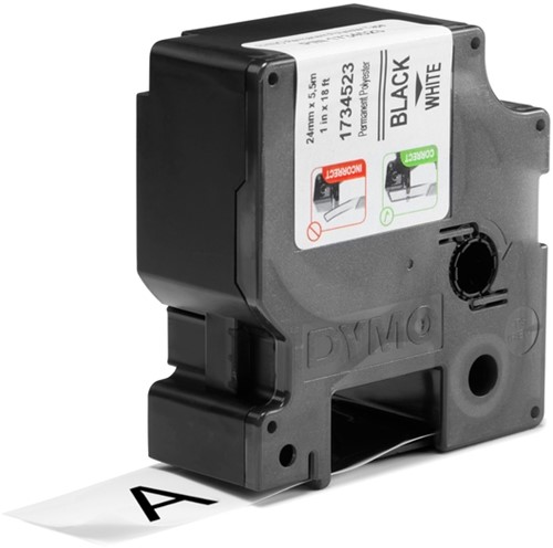 Labeltape Dymo Rhino industrieel polyester 24mm wt 1 Stuk-2