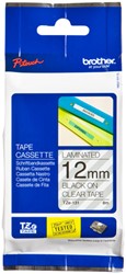 Labeltape Brother Ptouch TZe131 12mm transparant 1 Stuk