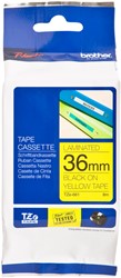 Labeltape Brother Ptouch TZe661 36mm geel 1 Stuk
