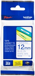 Labeltape Brother Ptouch TZe233 12mm wit 1 Stuk