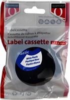 Labeltape Quantore 91201 12mmx4m wt/zw 1 Stuk-1