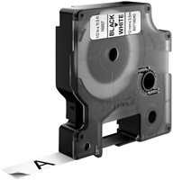 Labeltape Dymo LabelManager D1 nylon 12mm wit 1 Stuk-2