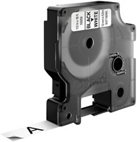Labeltape Dymo LabelManager D1 polyester 12mm wit 1 Stuk-6