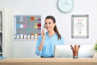 Planbord Nobo week/uur 8 panelen met 24 sleuven 1 Stuk-2
