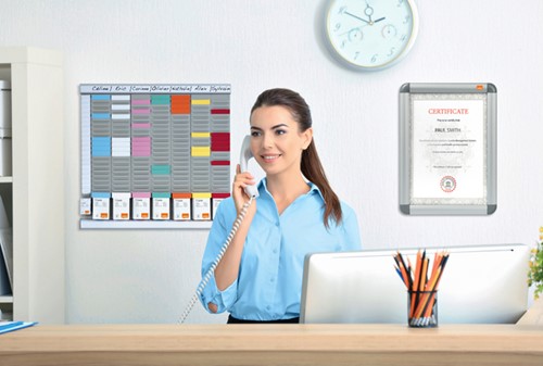 Planbord Nobo week/uur 8 panelen met 24 sleuven 1 Stuk-2