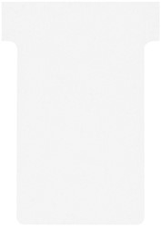 T-kaart Nobo nr.2 48mm wit 100 stuks 100 Stuk