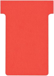 T-kaart Nobo nr.2 48mm rood 100 stuks 100 Stuk