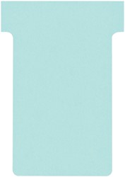 T-kaart Nobo nr.2 48mm blauw 100 stuks 100 Stuk