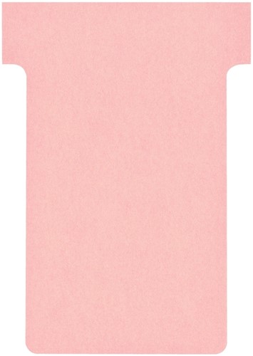 T-kaart Nobo nr.2 48mm roze 100 stuks 100 Stuk