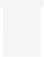 T-kaart Nobo nr.3 80mm wit 100 stuks 100 Stuk