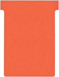 T-kaart Nobo nr.3 80mm rood 100 stuks 100 Stuk