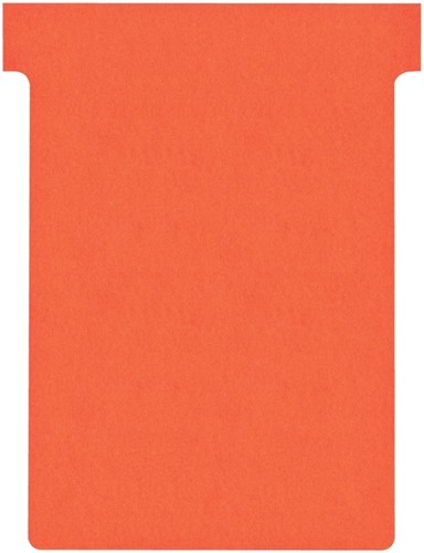 T-kaart Nobo nr.3 80mm rood 100 stuks 100 Stuk