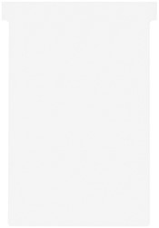 T-kaart Nobo  nr.4 112mm wit 100 stuks 100 Stuk