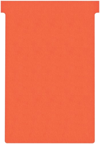 T-kaart Nobo nr.4 112mm rood 100 stuks 100 Stuk