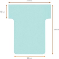 T-kaart Nobo nr 1.5 36mm blauw 100 stuks 100 Stuk-2