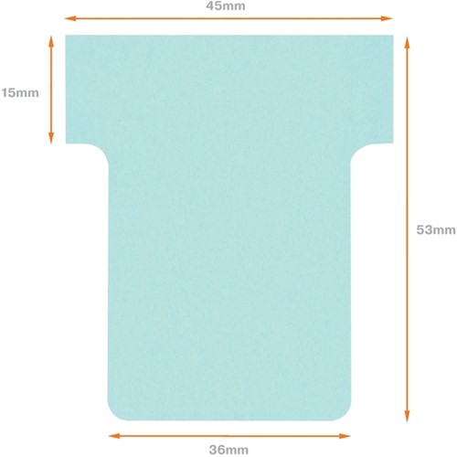 T-kaart Nobo nr 1.5 36mm blauw 100 stuks 100 Stuk-2