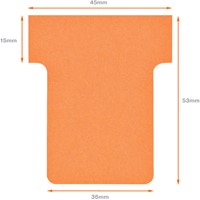 T-kaart Nobo nr 1.5 36mm oranje 100st 100 Stuk-3