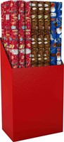 Inpakpapier Sint 300x100cm assorti 1 Rol
