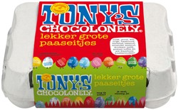Chocolade Tony's Chocolonely paaseitjes assorti 12 Stuk