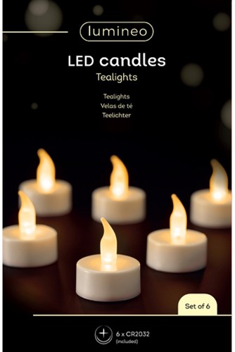 Theelicht LED Lumineo 6 Stuk-3