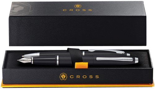 Schrijfset Cross balpen en vulpen Calais M mat zw 2 Stuk