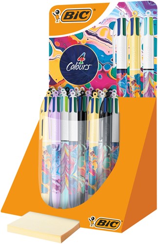 Balpen Bic 4kleuren M Hydro ass 1 Stuk