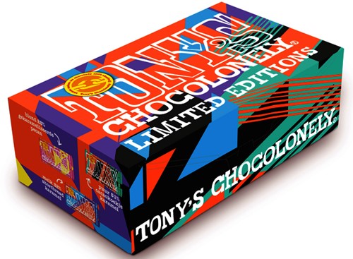 Chocoladeletter Tony Chocolonely wit pepernoot S 1 Stuk-2