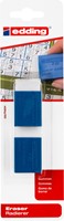 Gum edding R20 met kunststof blauwen houder 2st 2 Stuk