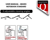 Laptopstandaard Quantore verstelbaar antraciet 1 Stuk-2