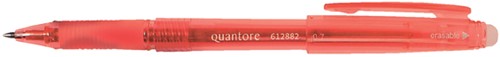 Gelschrijver Quantore erasable 0.7mm rood 1 Stuk