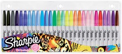 Viltstift Sharpie F 28st assorti 28 Stuk