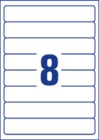Rugetiket Avery smal 34x192mm zelfklevend wit 100 Vel-2