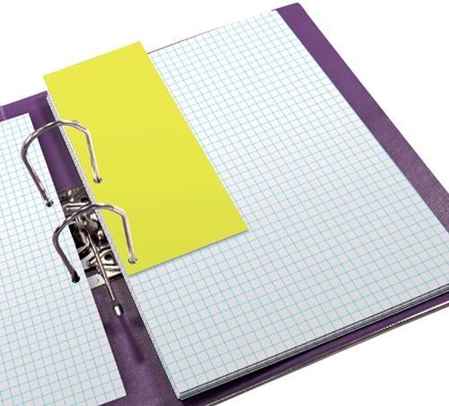 Scheidingsstrook Oxford duo 240x105mm geel 60st 60 Stuk-3