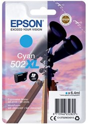 Inktcartridge Epson 502XL T02W2 blauw 1 Stuk
