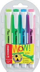 Markeerstift STABILO Swing cool 275/4 4st assorti 4 Stuk