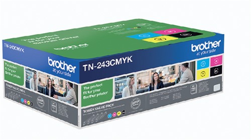Toner Brother TN-243 zwart + 3 kleuren 4 Stuk-2