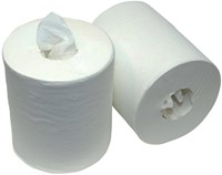 Poetspapier Cleaninq medium 1laags 275m wit 6 Rol