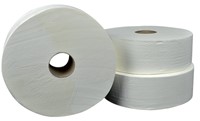 Toiletpapier Cleaninq jumbo groot 2laags 380m wit 6 Rol-1