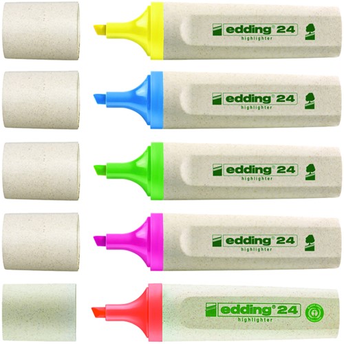Markeerstift edding 24 Eco 2-5mm lichtgroen 1 Stuk-2